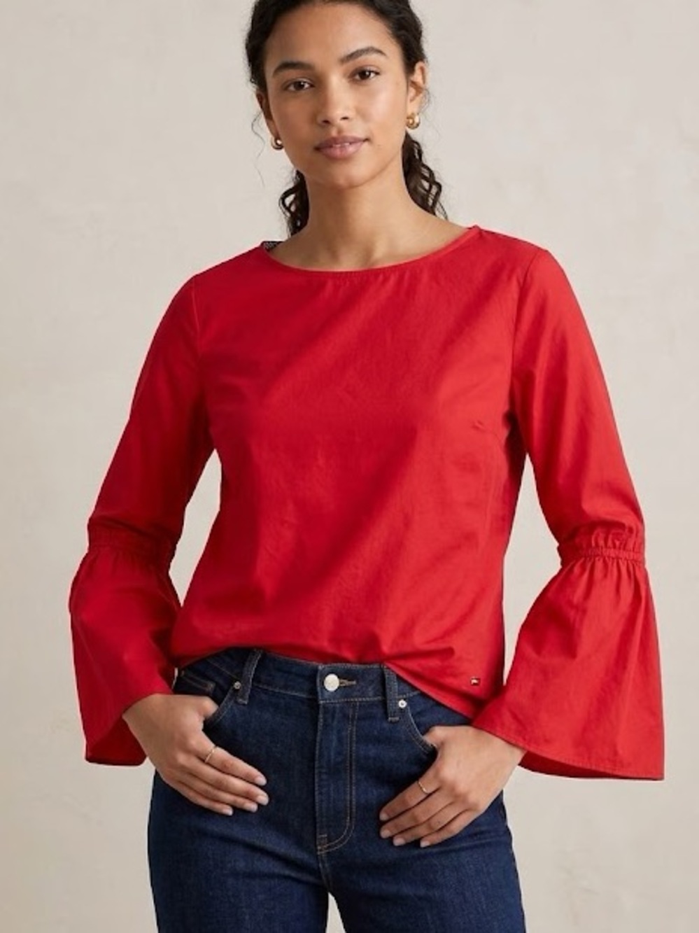 Tommy Hilfiger Red Women's Top - Picture 1 of 4